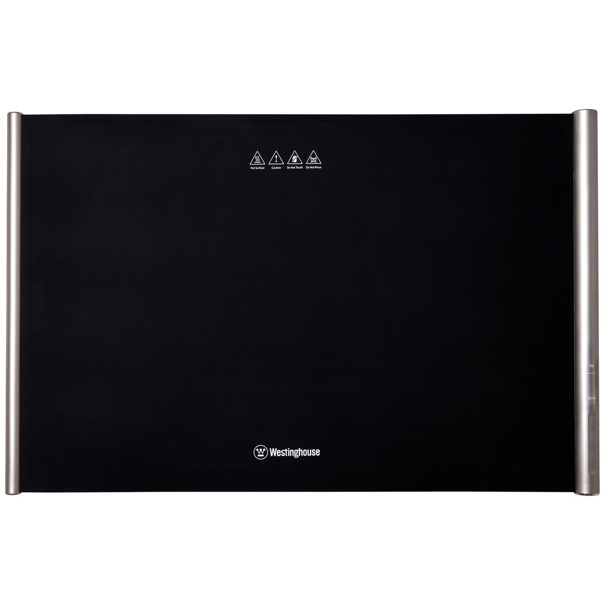 Westinghouse portable silicone food warmer heat mat 400W - Black, 3 heat settings, 3 timers - WHFWM01K