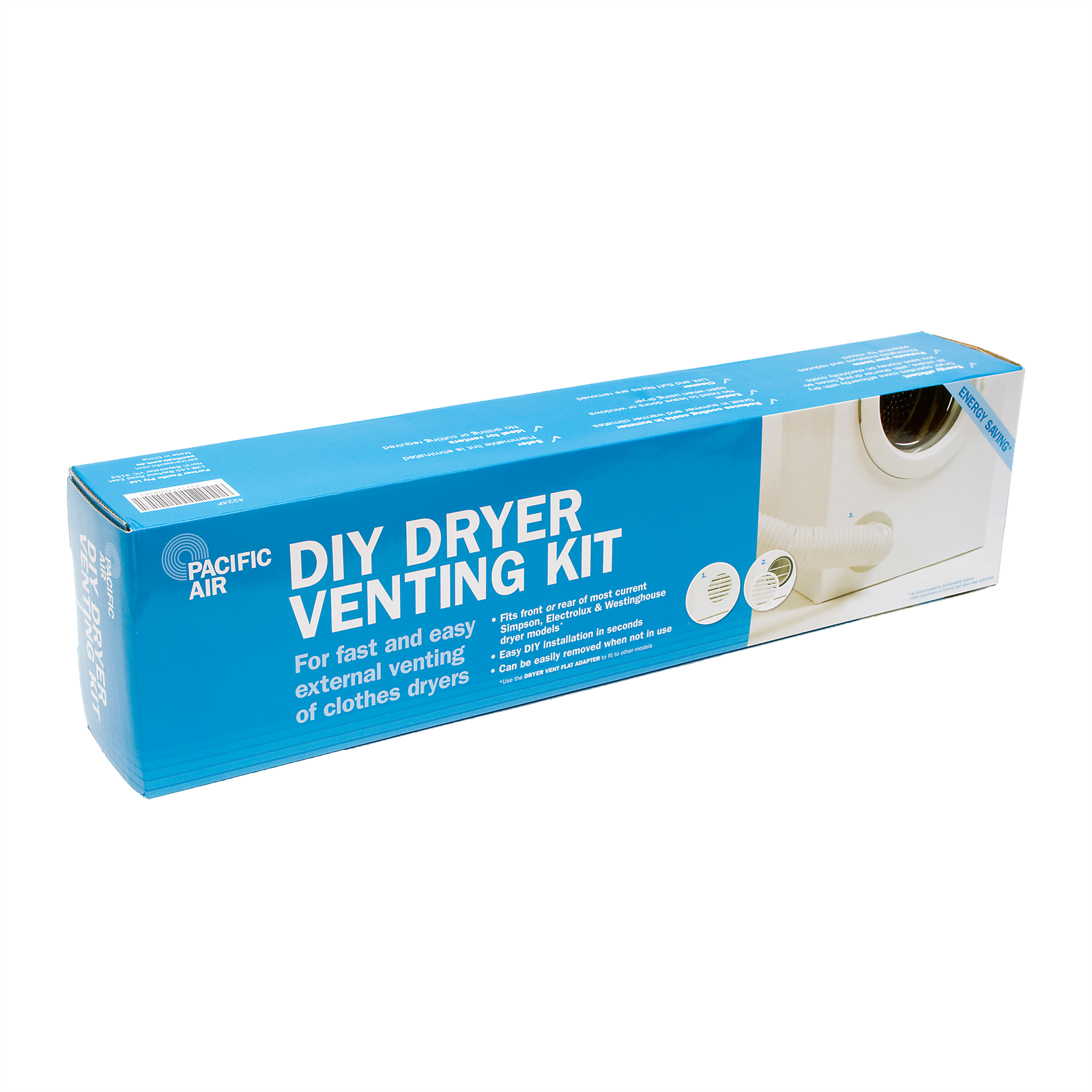Pacific Air DIY 2.4m PVC Dryer Venting Kit