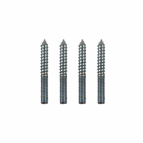 Adoored 5/16" Zinc Plated Furniture Leg Stud 4 Pack