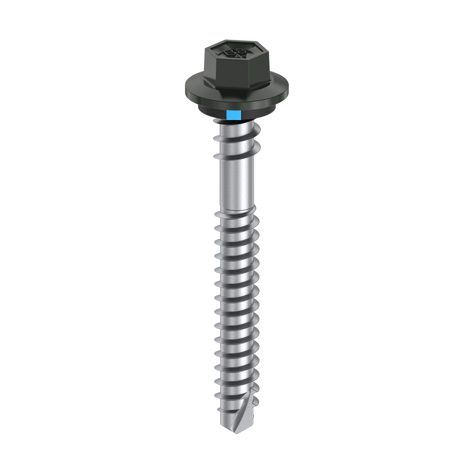 Bremick Vortex Plus 6.2 x 50mm B8 Hex Roofing Screw Woodland Grey - Box 100