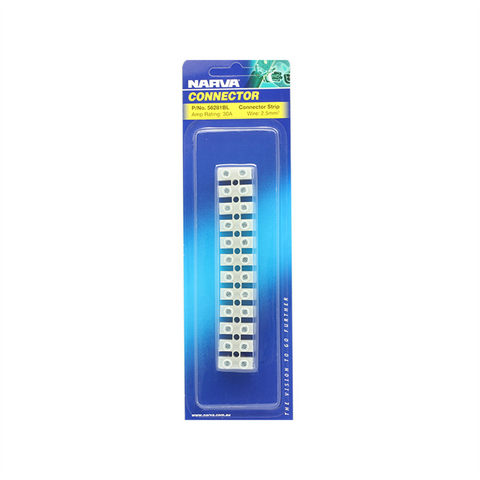Narva Terminal Connector Strip 30A 5mm Polyamide Automotive Use - SuperSaverAU - view 1