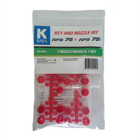 K-Rain Key and Nozzle Kit for RPS75 & RPS75i, 11 Nozzles with Riser Key