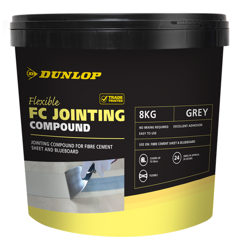 Dunlop Fibre Cement Jointing Compound - 8kg - Other - Flexible Premixed - SuperSaverAU - view 1
