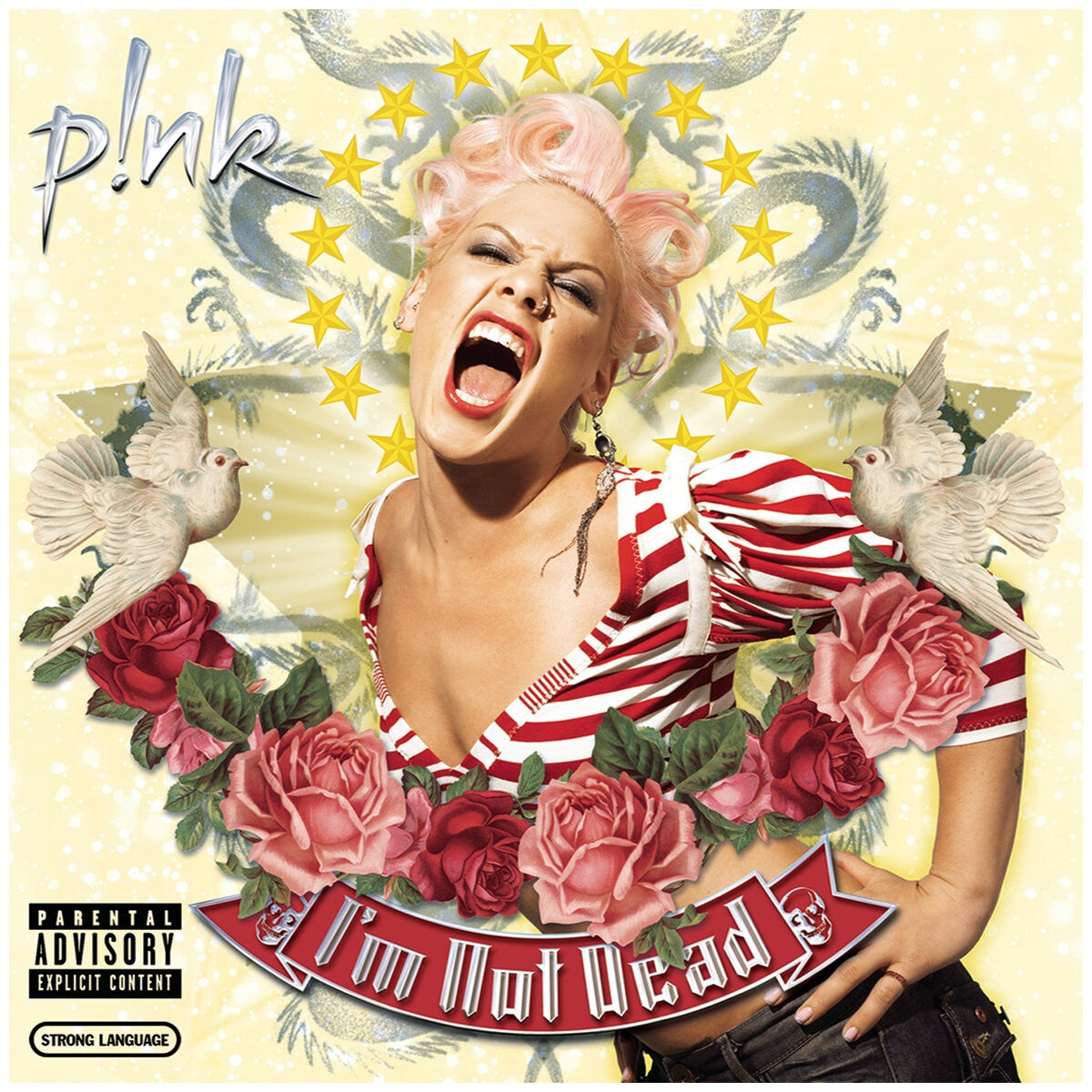 P!NK I'm Not Dead Vinyl Album 310x310 mm, RIAA Double Platinum, 0.5 kg - SuperSaverAU - view 1
