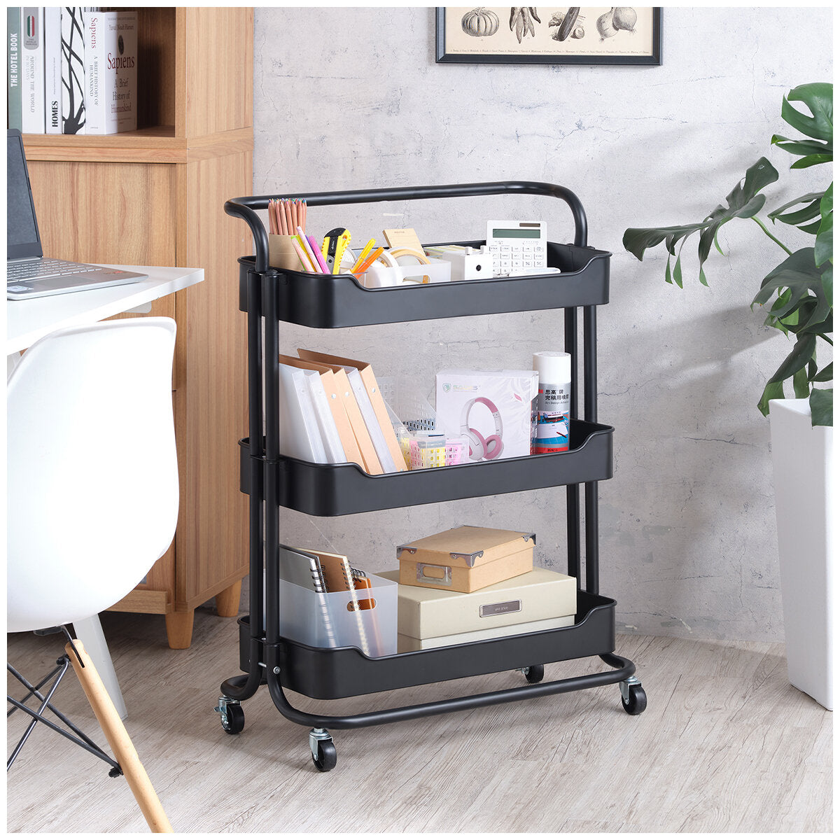 3 Tier Wide Storage Caddy - SuperSaverAU - view 2