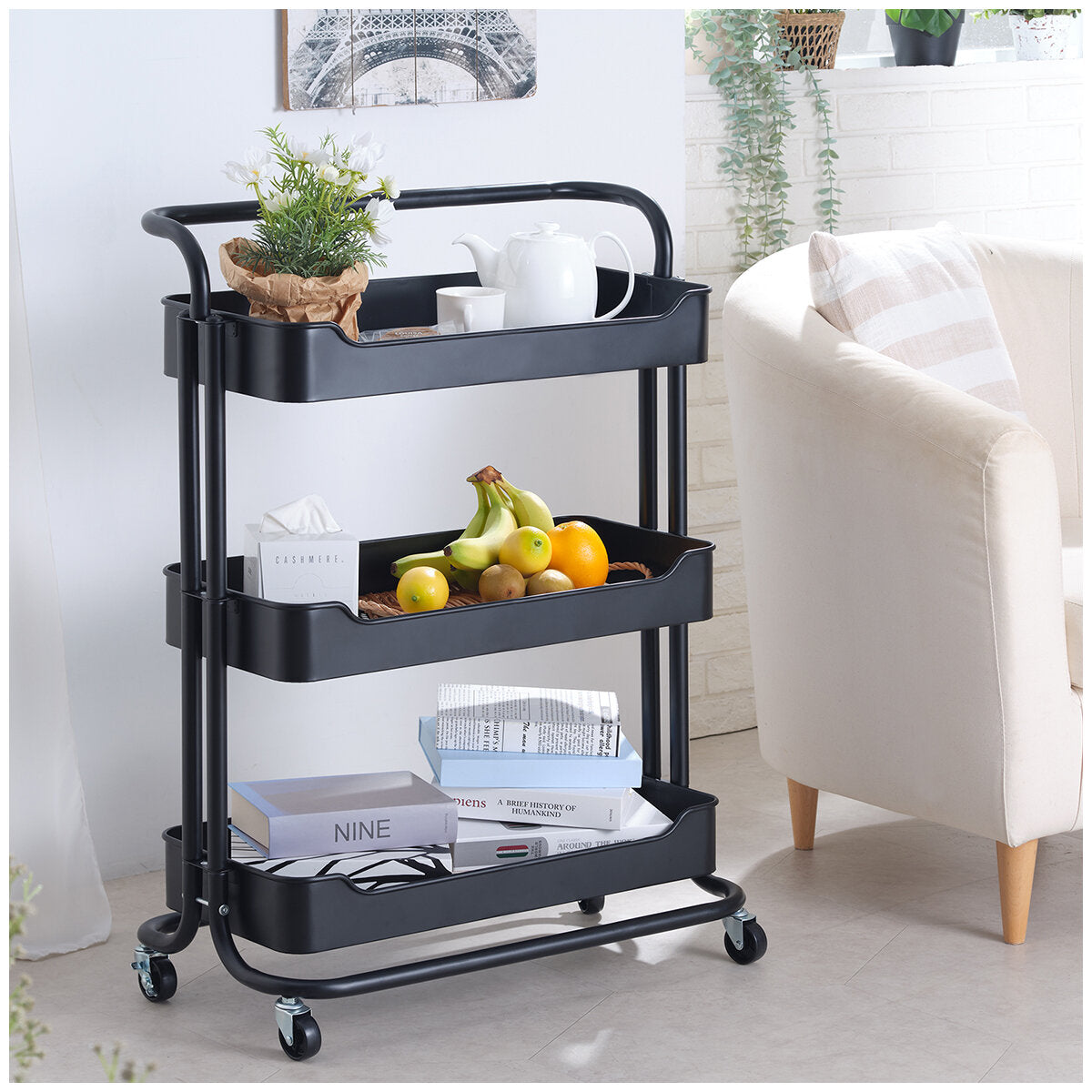 3 Tier Wide Storage Caddy - SuperSaverAU - view 3