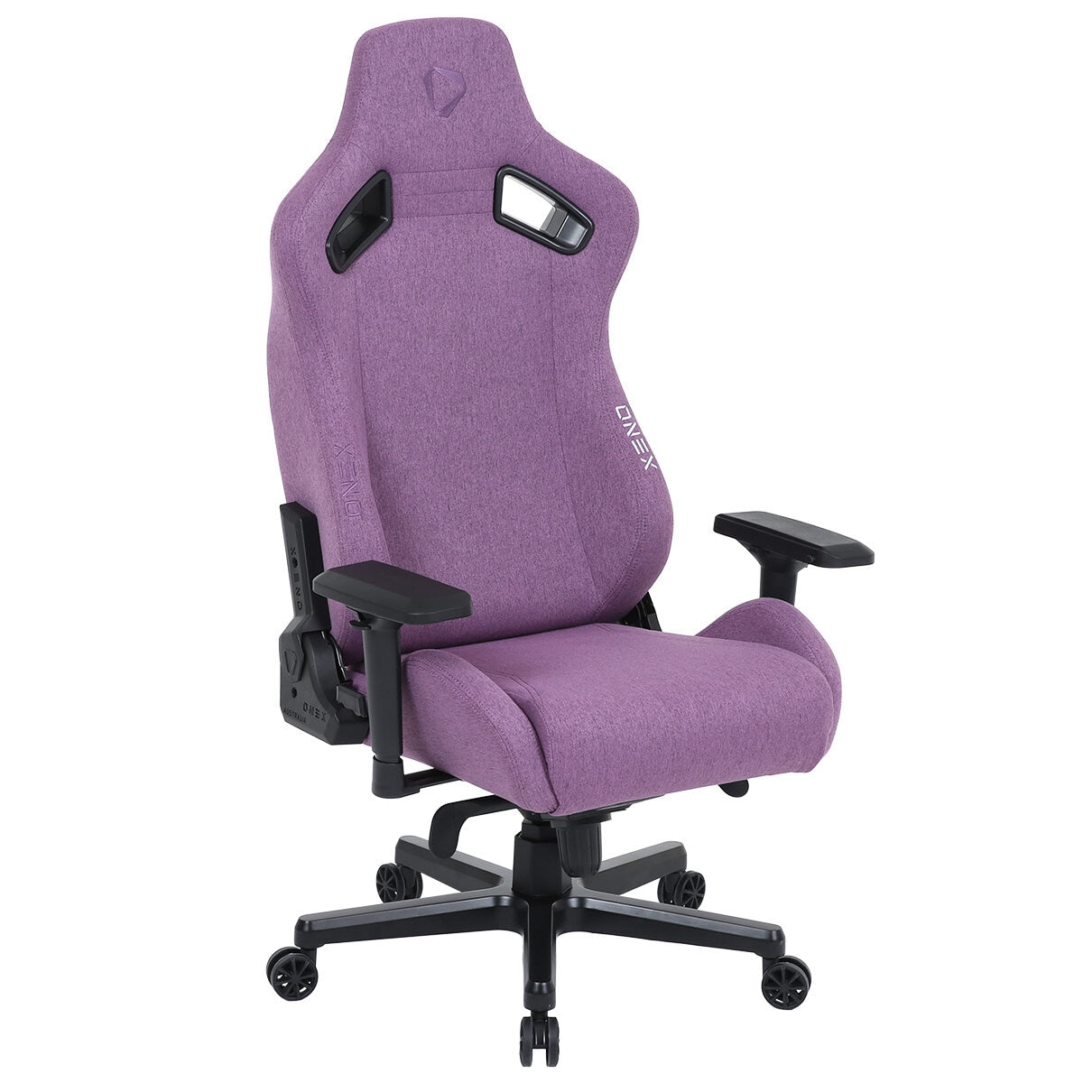 ONEX EV12 Fabric Edition Deep Purple Gaming Chair - Ergonomic Design, Lumbar Support, Adjustable Armrests - SuperSaverAU - view 5