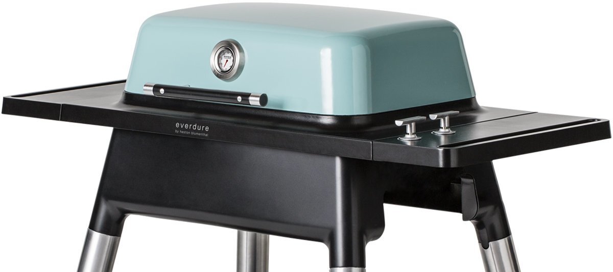 Everdure by Heston Blumenthal Force 2 Burner LPG BBQ - Instant Searing, Extra High Hood - HBG2M