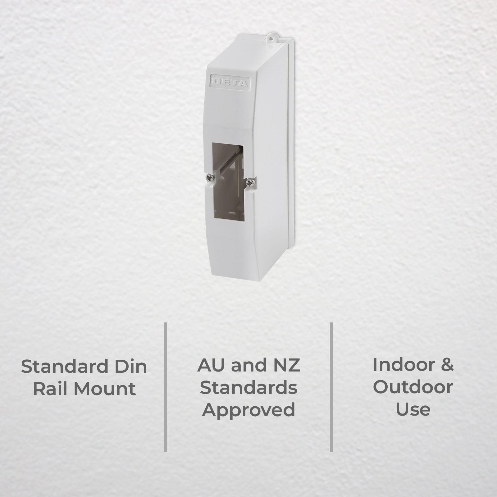 DETA Module 1 Enclosure White Polycarbonate 6701B