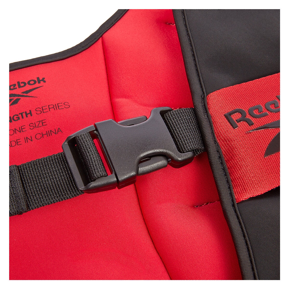 Reebok 10kg Strength Series Weight Vest - Dual-Buckle Fastenings and Laser-Cut Ventilation - RFAC-WVEST-10