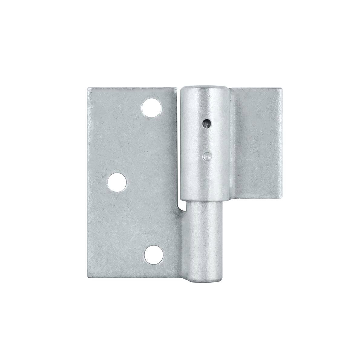 Pinnacle Hardware 16mm Galvanised Weld-On Strap Security Gate Hinge, 2 Pack, Anti-Lift