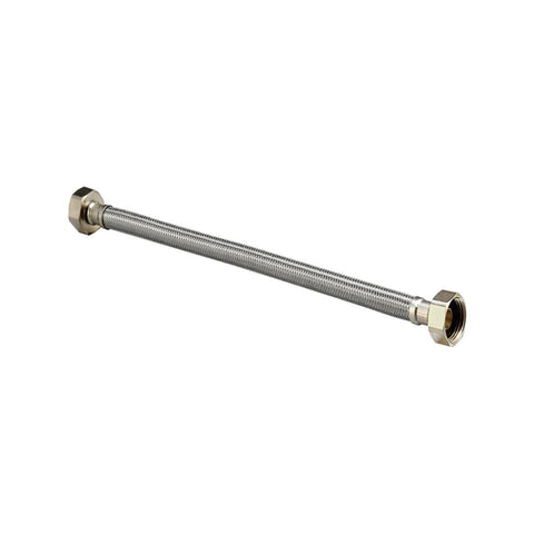 Kinetic 300mm Stainless Steel Flexible Braided Hose Water Connector - Durable Plumbing Solution - 1/2" Female BSP Connections - SuperSaverAU - view 1