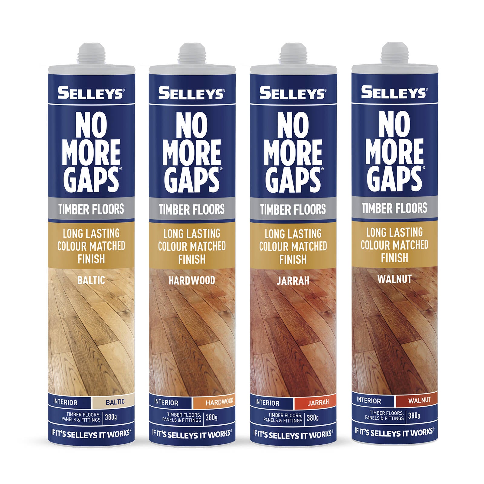 Selleys No More Gaps Walnut Timber Floors Gap Filler 380g - Sandable & Stainable Acrylic Polymer