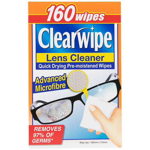 Clearwipe Lens Cleaner 160 Pack - SuperSaverAU - view 1