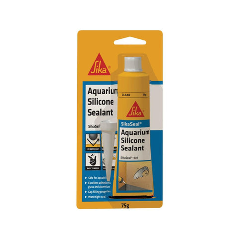 Sika SikaSeal Aquarium Silicone Sealant Transparent 75g
