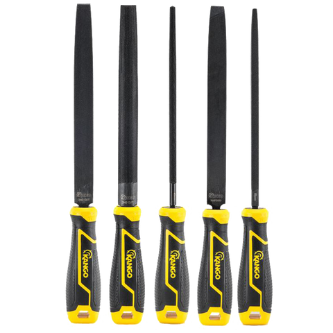 Kango 5 Piece File Set, 200mm Wood & Metal Files