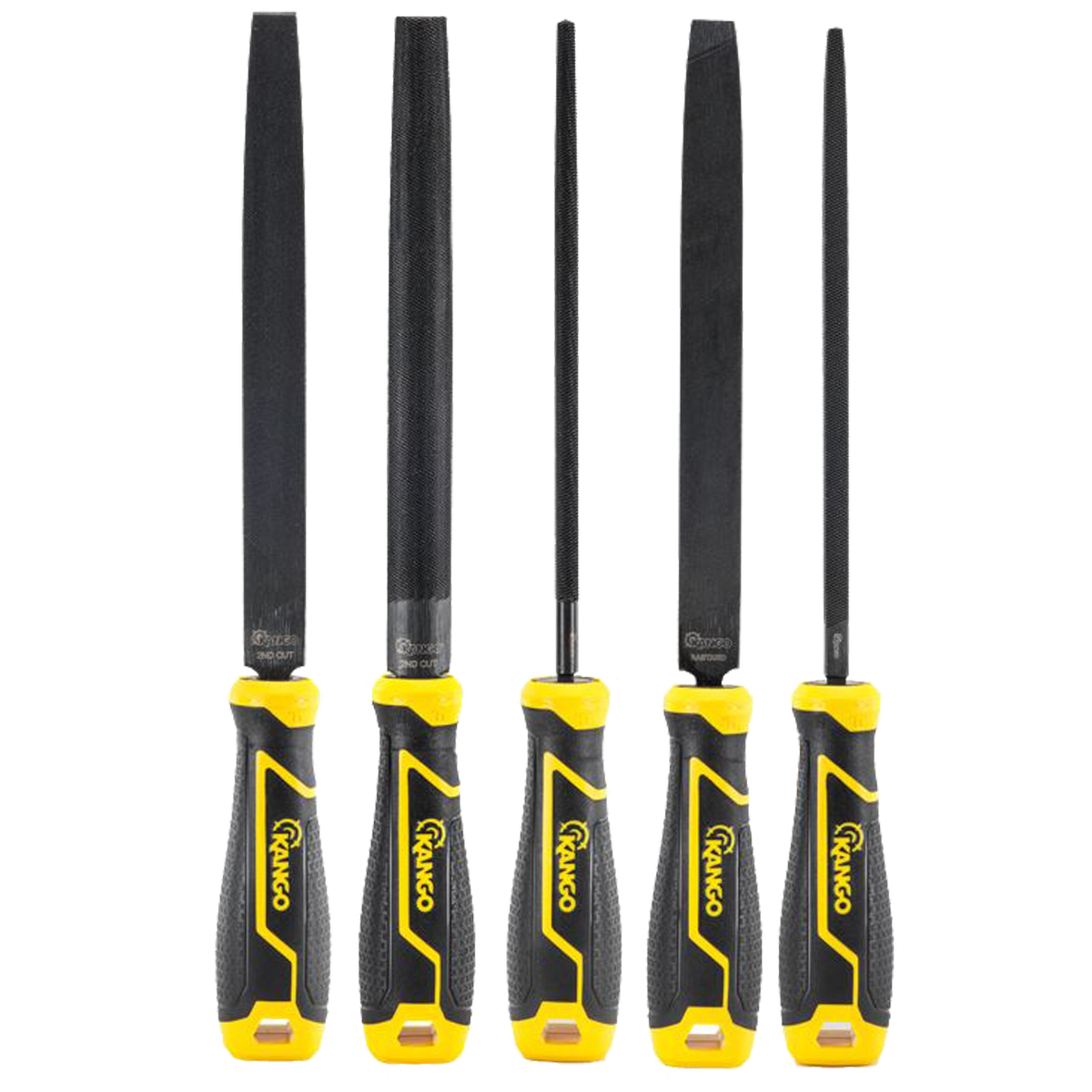 Kango 5 Piece File Set, 200mm Wood & Metal Files