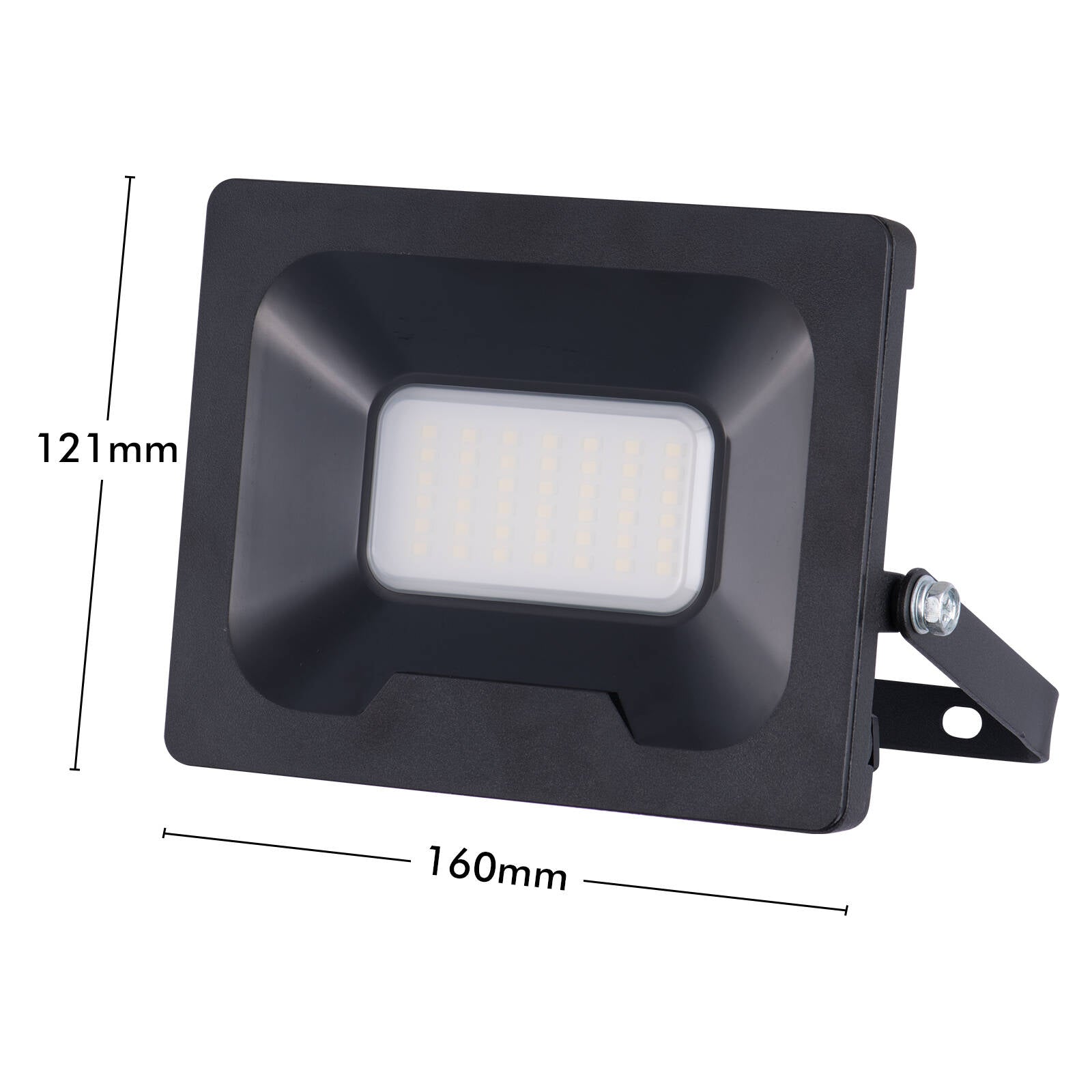 Arlec 30W LED Security Floodlight Black Aluminium Outdoor FL353