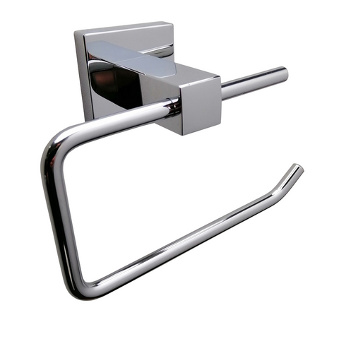 Barelli Piazza Chrome Plated Zinc Alloy Single Toilet Roll Holder Wall Mount