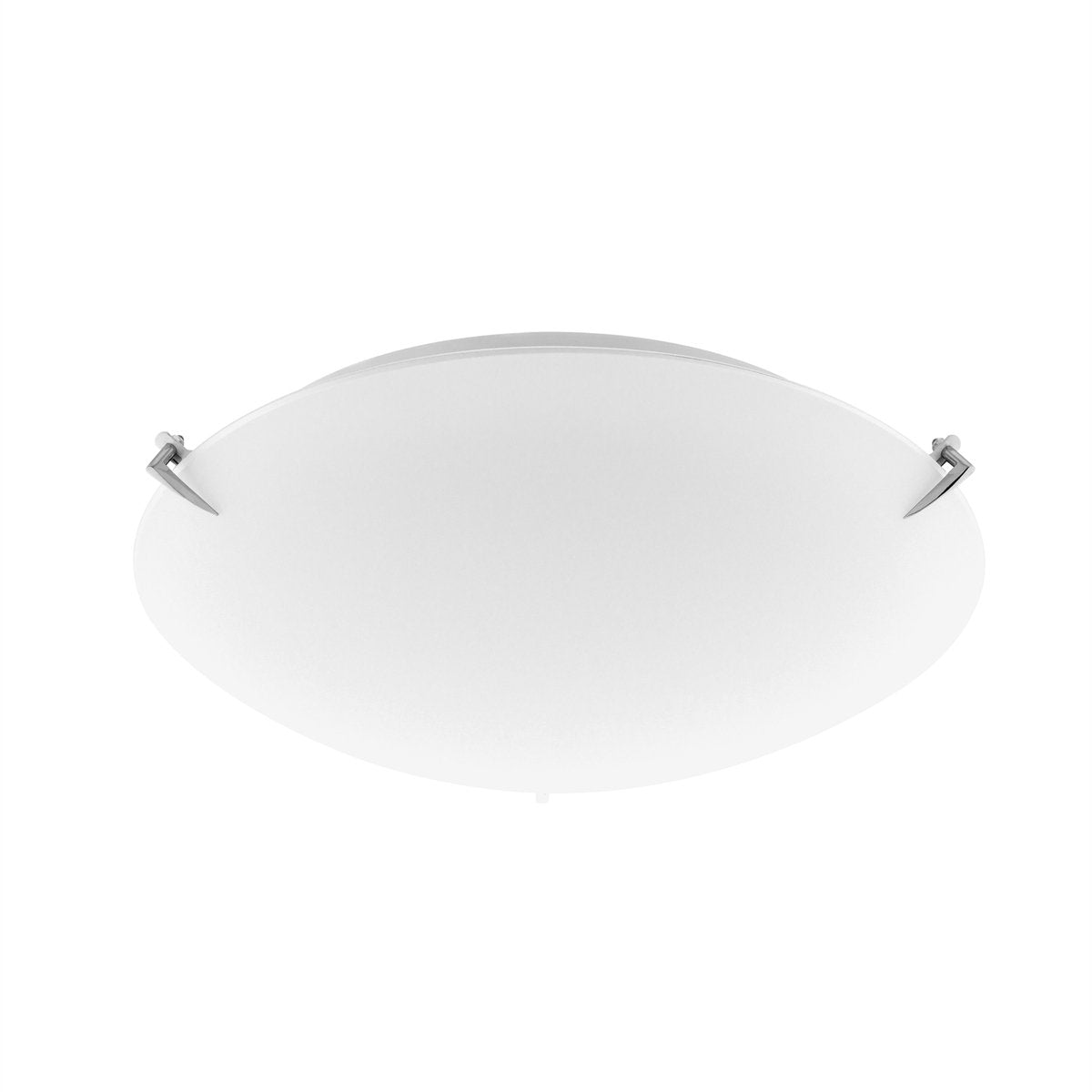 Luce Bella Frosted Glass Ceiling Light, 40cm, Twin E27 60W, Hardwired Indoor ACL207