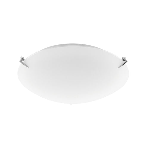 Luce Bella Frosted Glass Ceiling Light, 40cm, Twin E27 60W, Hardwired Indoor ACL207