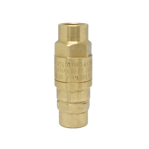 RMC 15mm 500kPa Female/Female Pressure Limiting Valve - PSL50