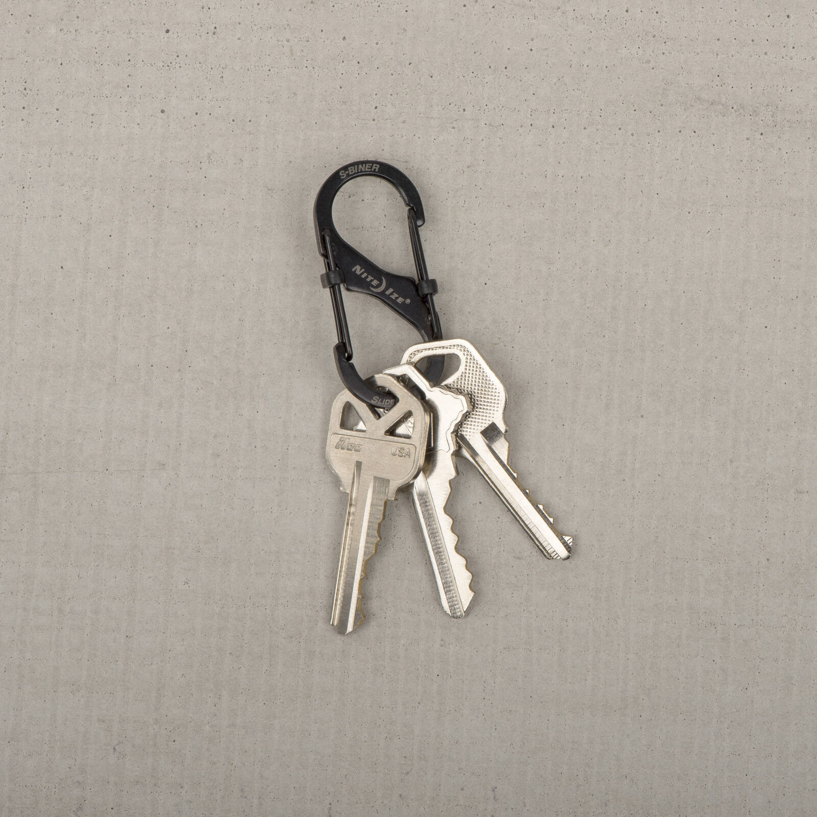 Nite Ize No 2 Black S-Biner SlideLock 50 x 22mm