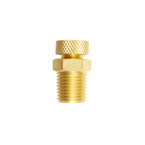 JFLEX 1/4" Solid Brass Drain Cock for Compressor Tanks