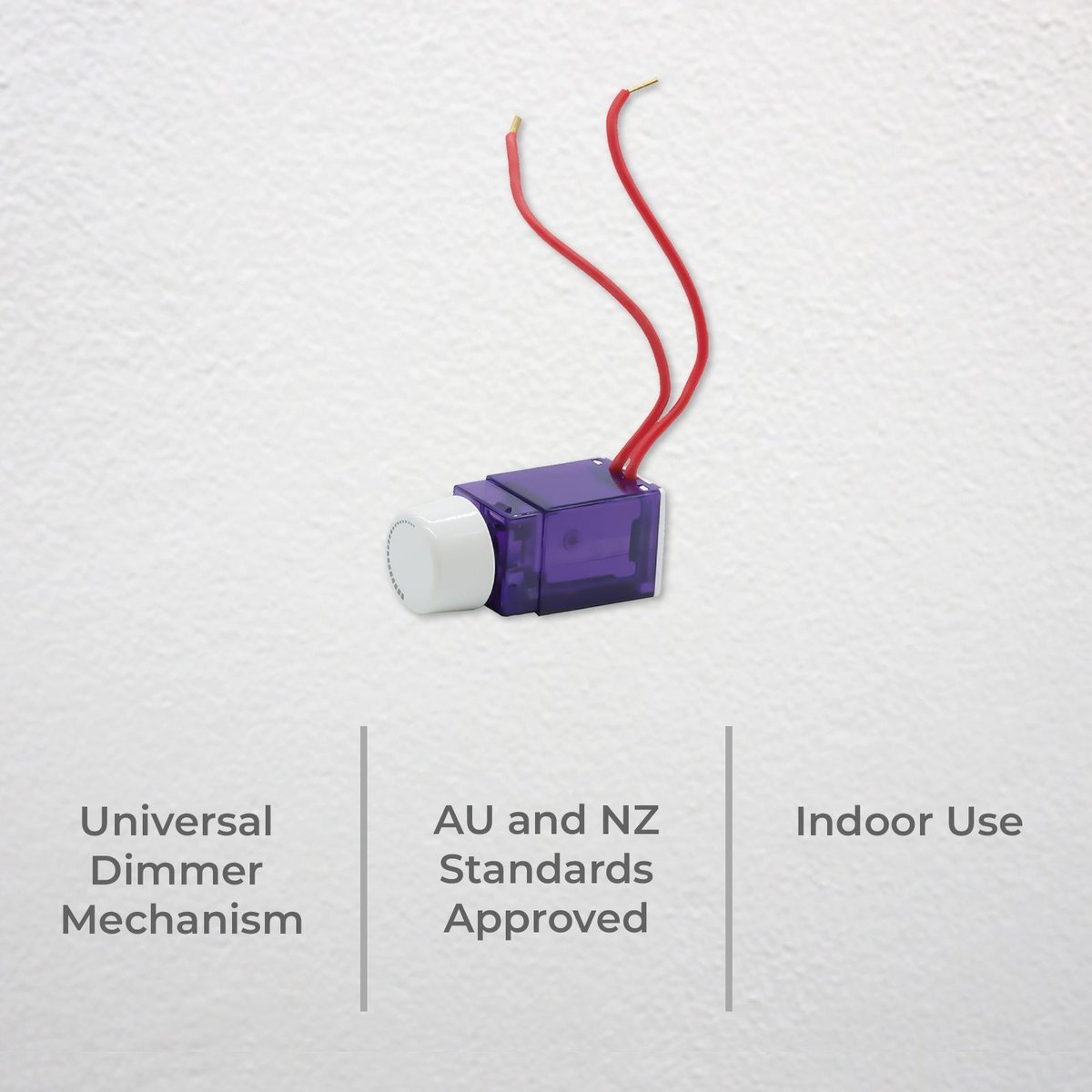 DETA 200W 240V Universal Electronic Dimmer Mechanism 6032B