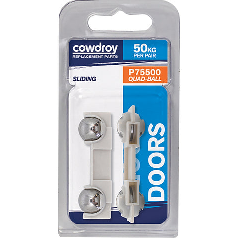 Cowdroy Quad-Ball Carriage Assembly - Hard Plastic With Steel Balls
