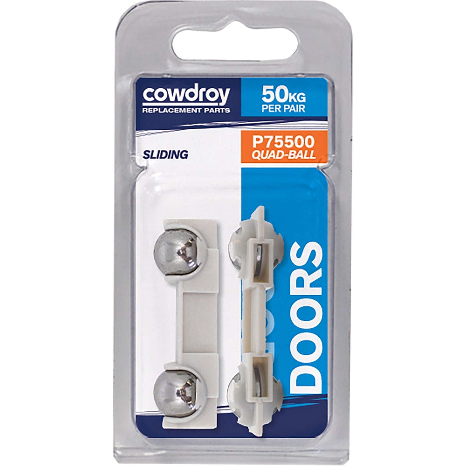 Cowdroy Quad-Ball Carriage Assembly - Hard Plastic With Steel Balls