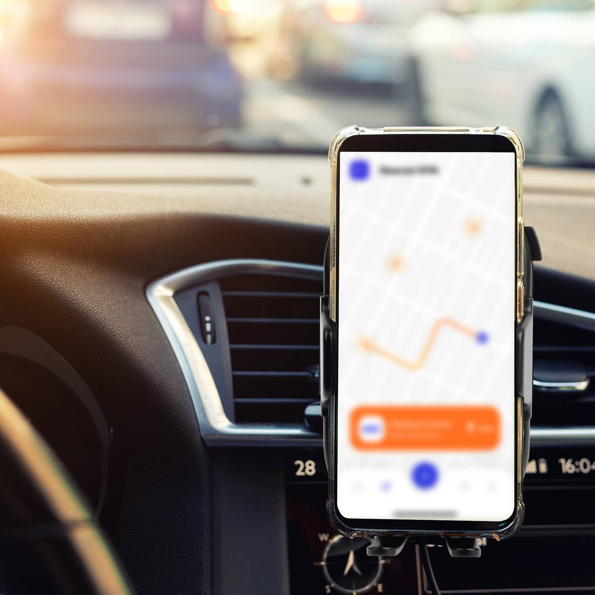 Antsig 15W Wireless Charger with Car Vent Mount Black AP0921