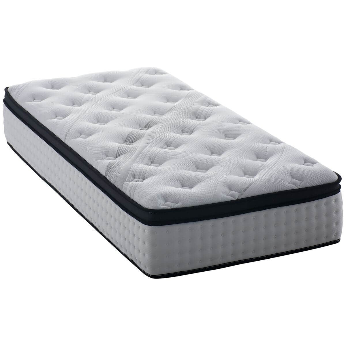 Ostro Furniture Serena Medium Single Mattress - 25cm Pocket Springs - Reinforced Edge - 32500000