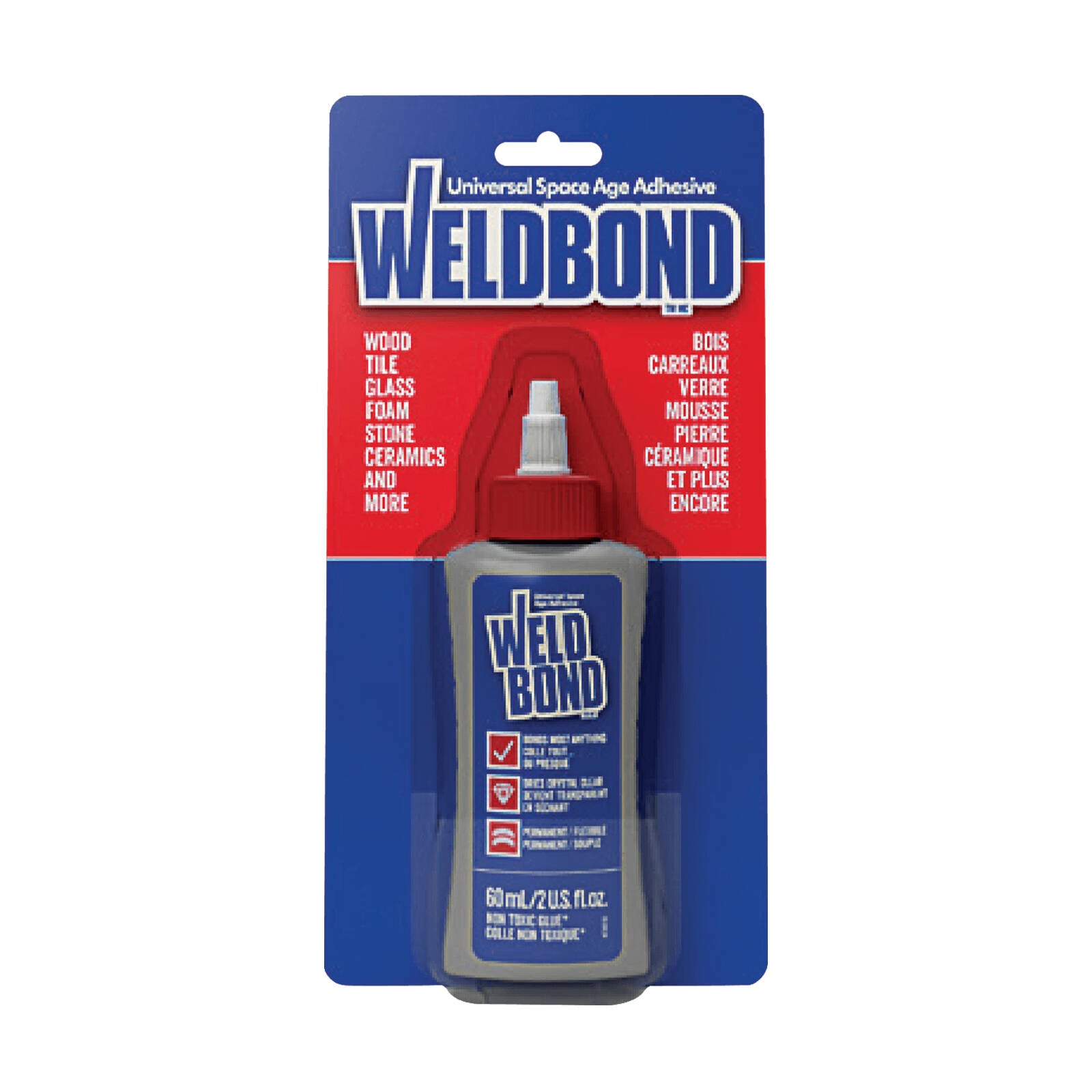 Weldbond 60ml Universal Adhesive, Dries Clear, Solvent Resistant