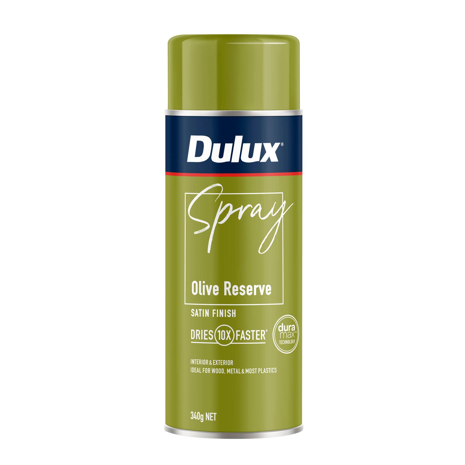 Dulux 340g Olive Reserve Satin Spray Paint