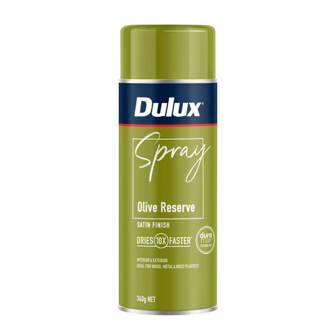 Dulux 340g Olive Reserve Satin Spray Paint