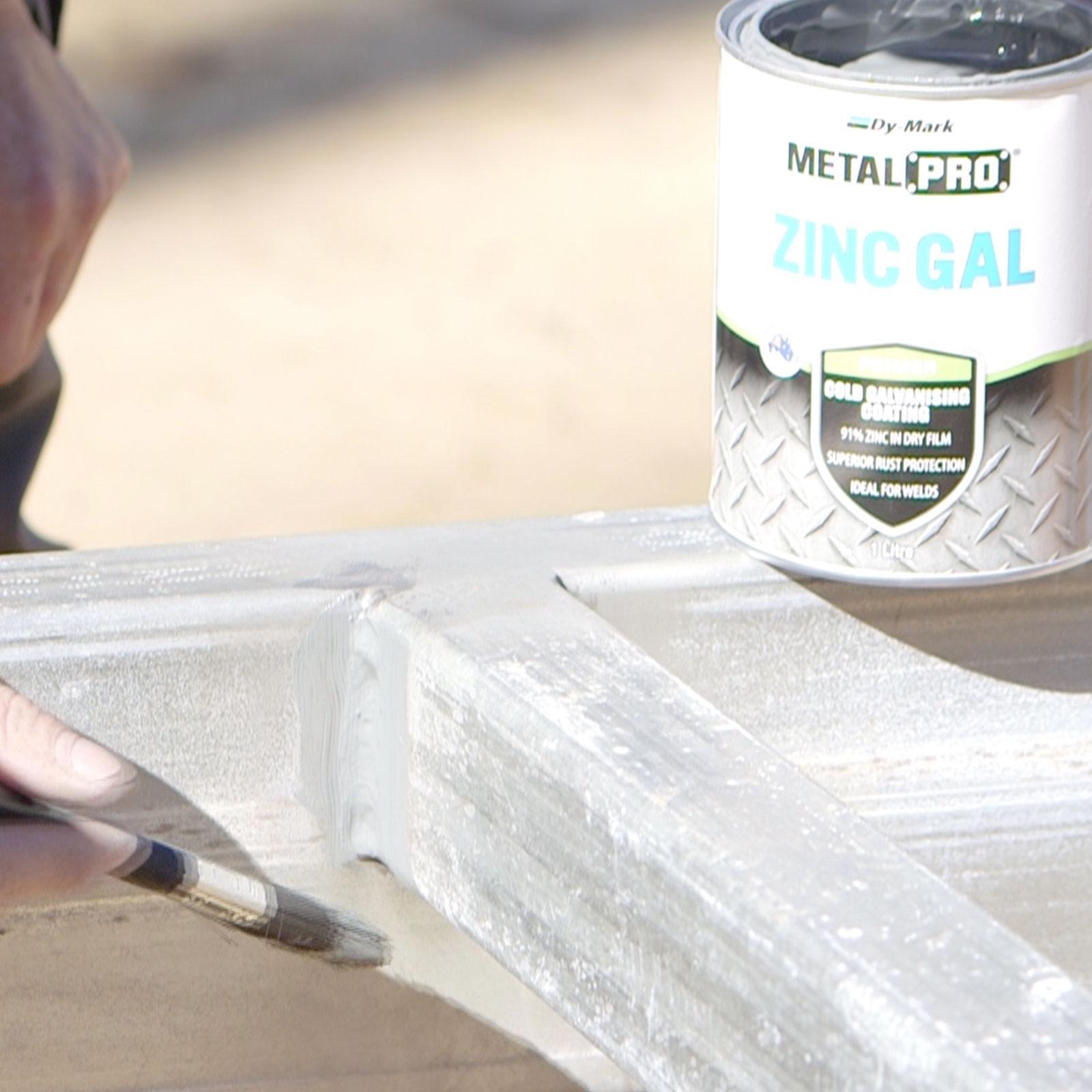 Dy-Mark MetalPro Zinc Gal Primer 500ml - Grey Zinc-Rich Primer for Steel & Iron