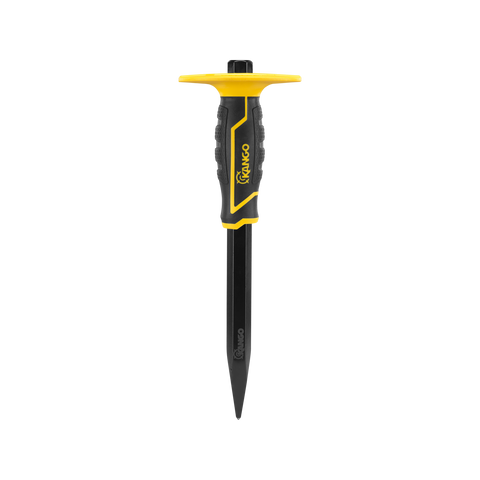 Kango 3mm Masonry Chisel with Hand Protector for Brick, Tile & Concrete