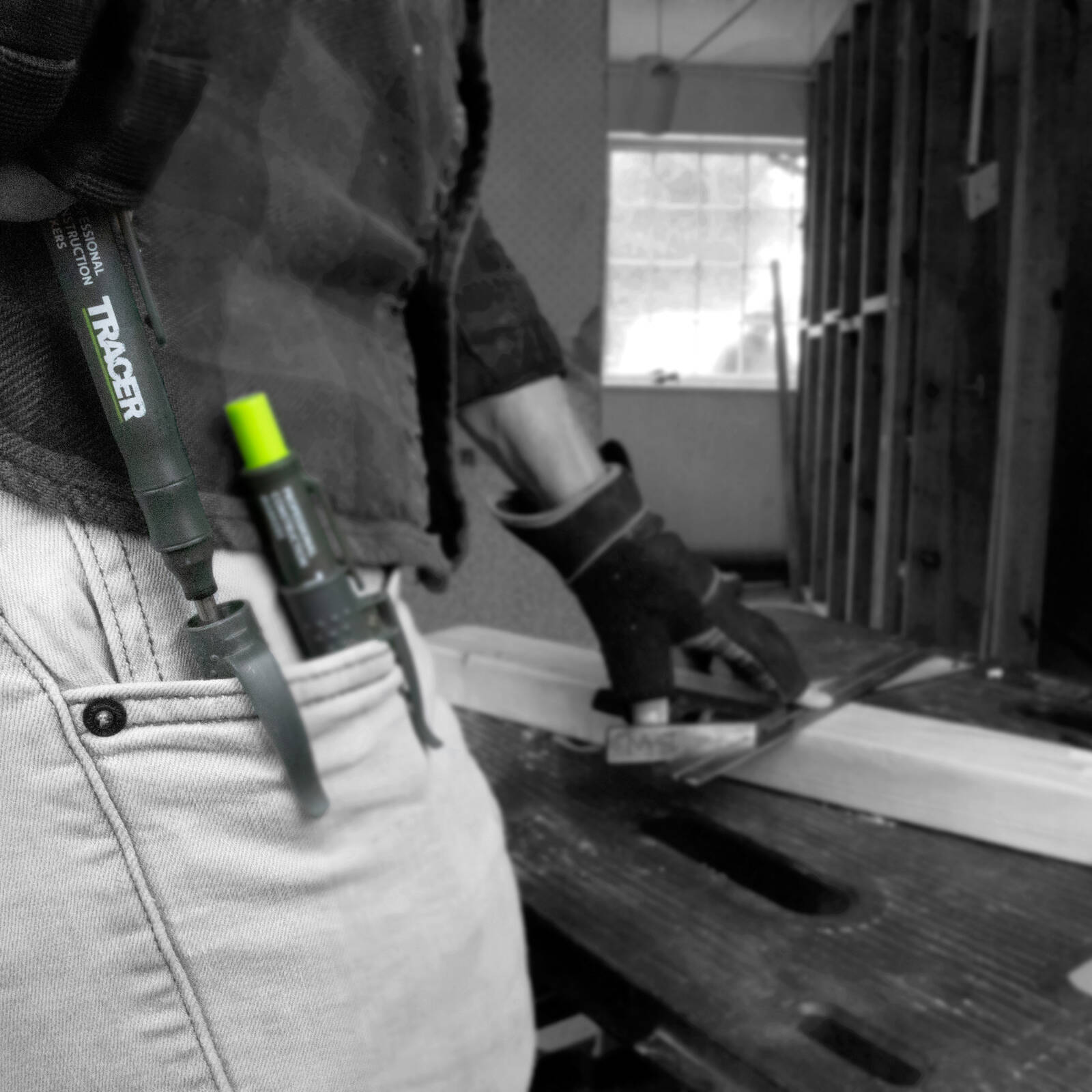 TRACER Double Tipped Deep Hole Marker Pen with Site Holster