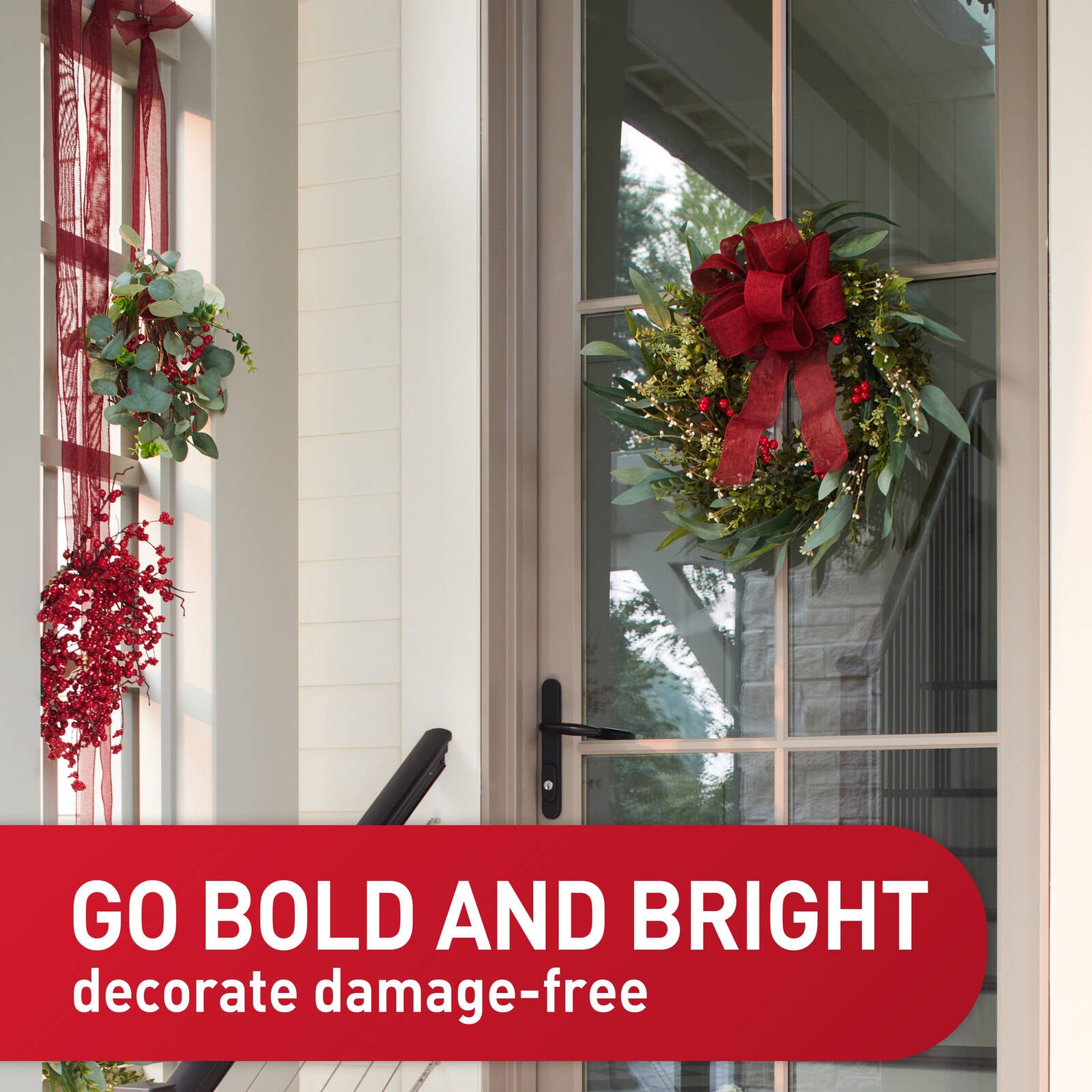 Command Large Clear Outdoor Window Hook Damage Free