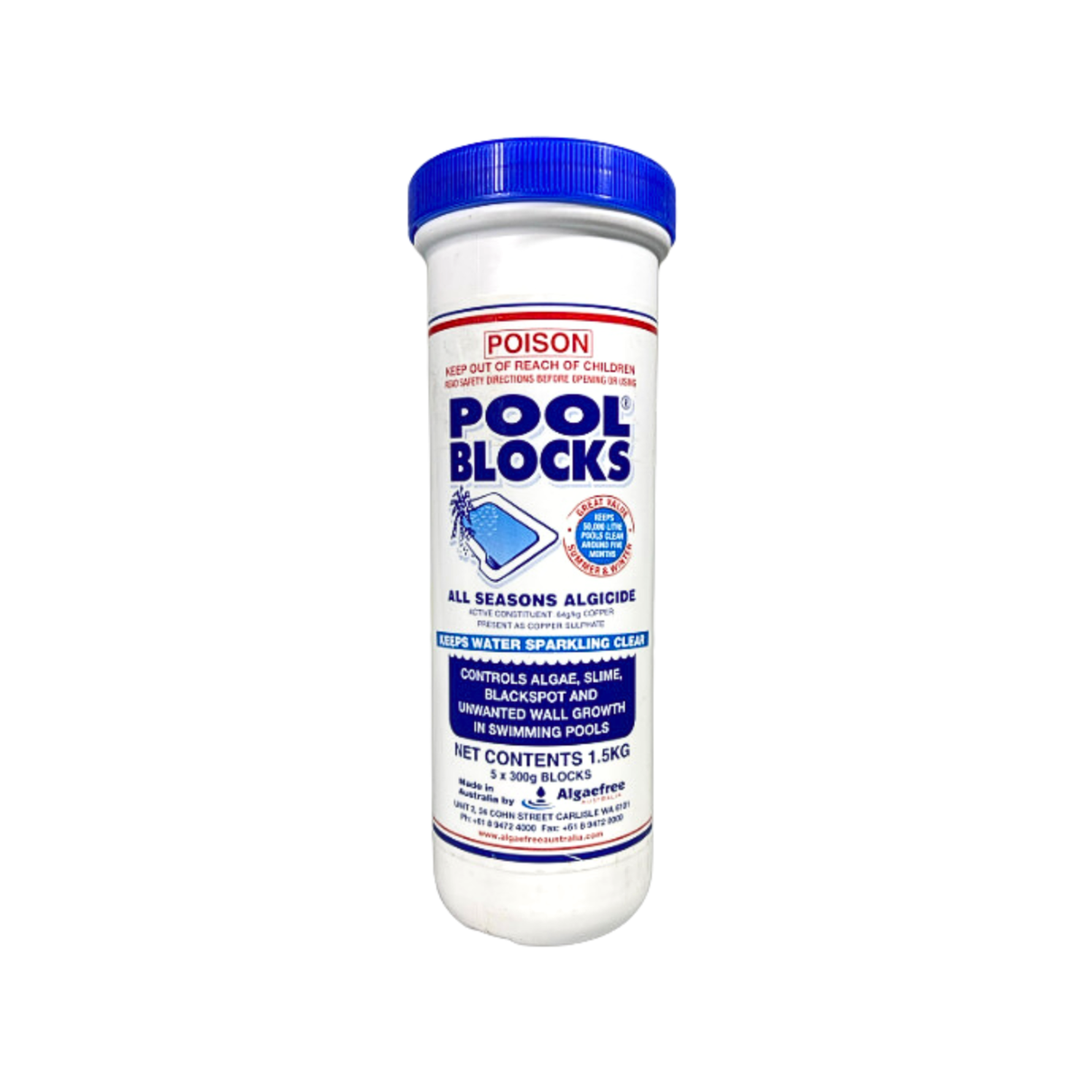 Algaefree 1.5kg Copper Sulphate Pool Blocks