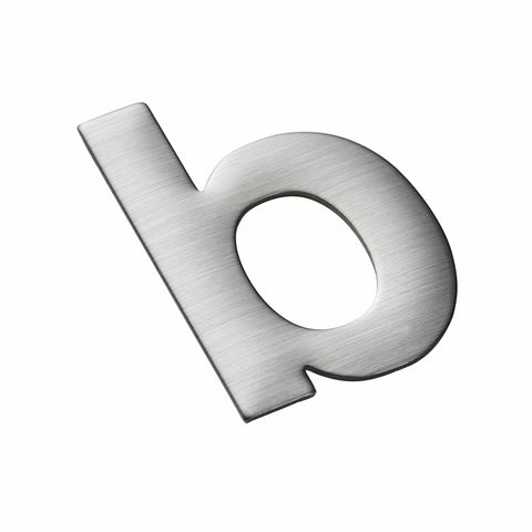 Sandleford 75mm Suburban Stainless Steel Self Adhesive House Letter B