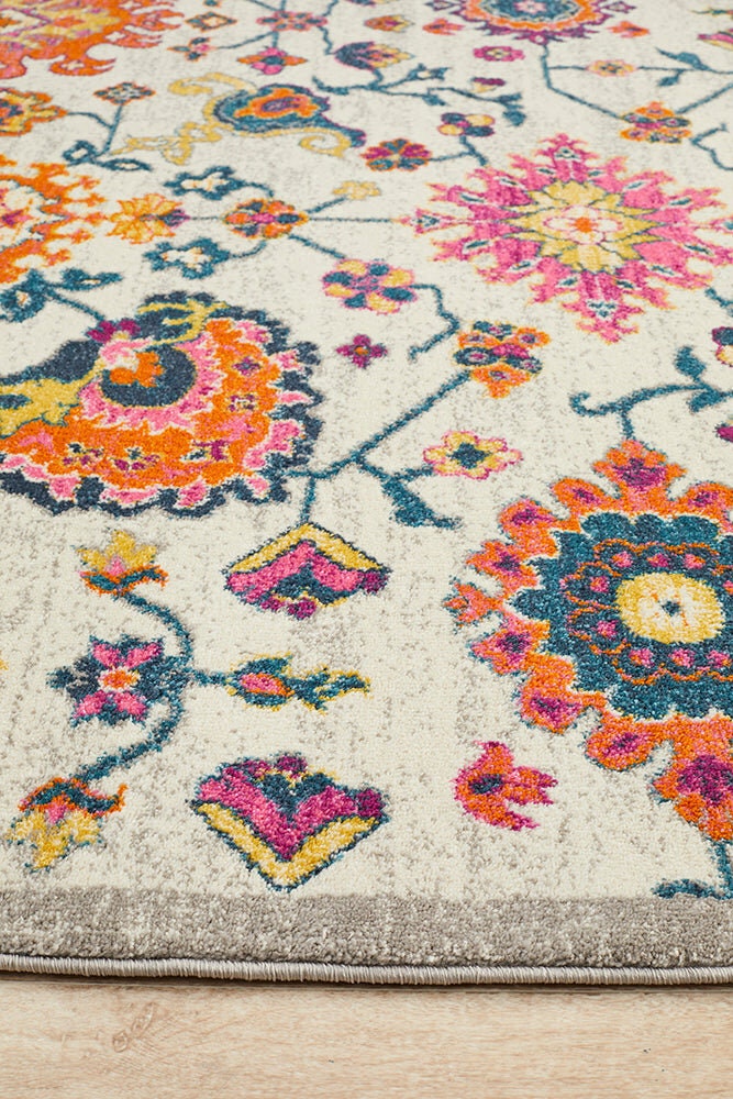 Rug Culture Babylon Large Rug 290x200cm - Multi-coloured Polypropylene - Jute Weft Backing - BLN208MULT290X200