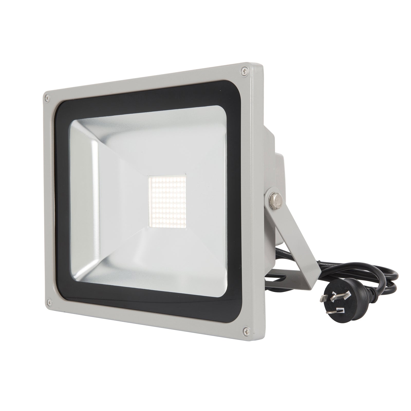 Brilliant Ranger III 30W LED Panel Flood Light Weather-Resistant Outdoor Grey 20864/08