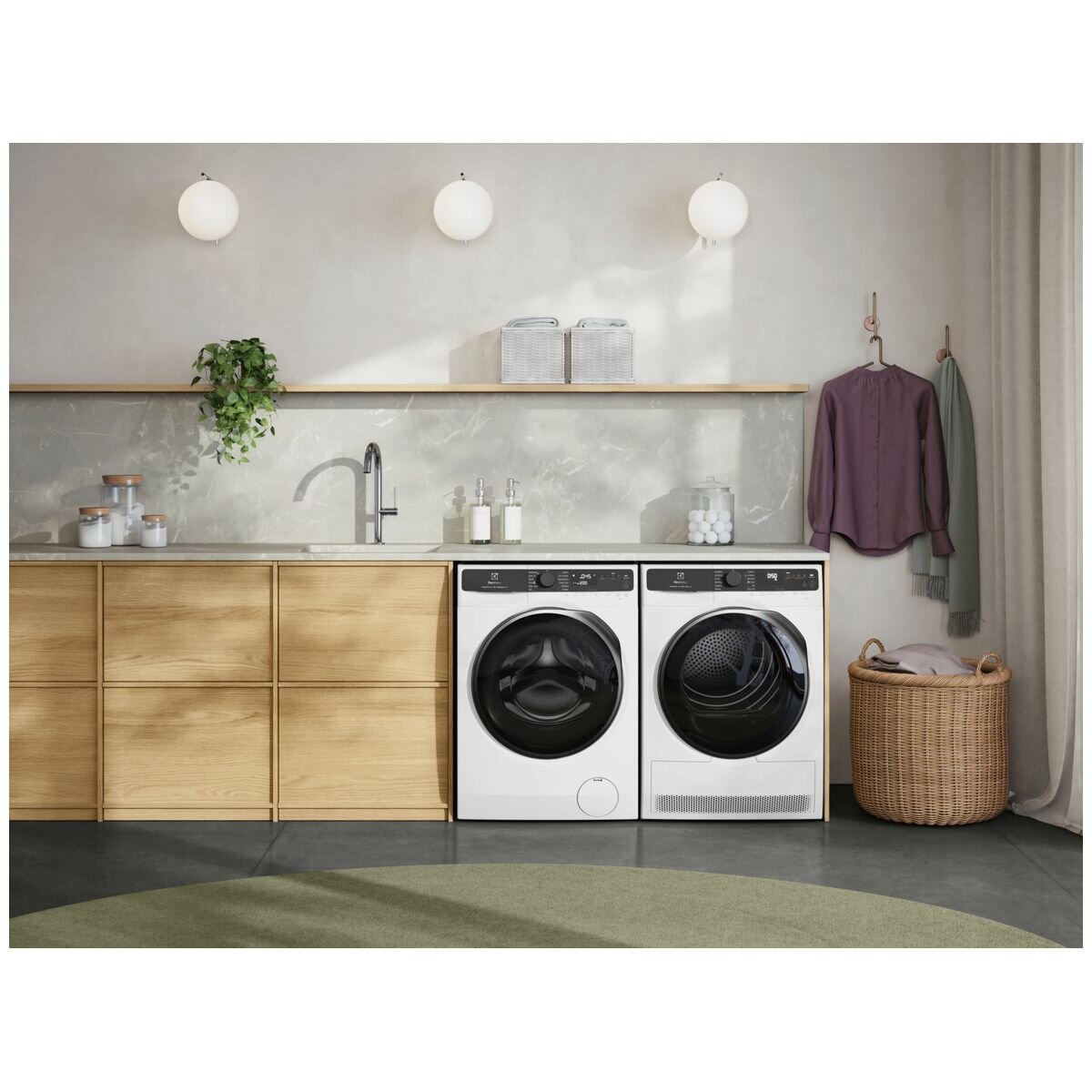 Electrolux 700 Series 9kg Front Load Washing Machine - UltraMix, 5 Star Energy, White - EWF9043R7WCS