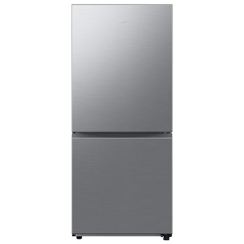 Samsung 458L Bottom Mount Fridge - Silver, SmartThings Wi-Fi, AI Energy Mode, Twist Ice Maker - SRL4600S