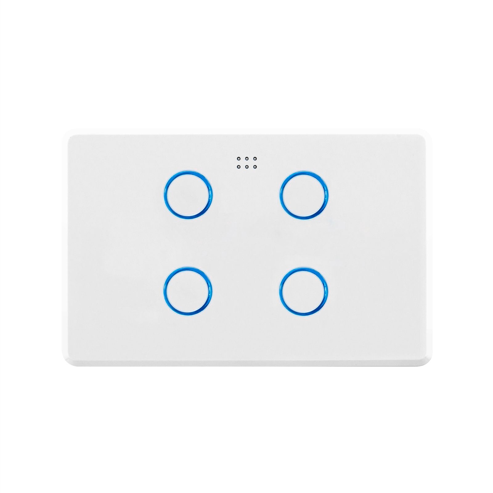 DETA Smart Quad Gang Touch Light Switch White Gloss 250V 6904HA