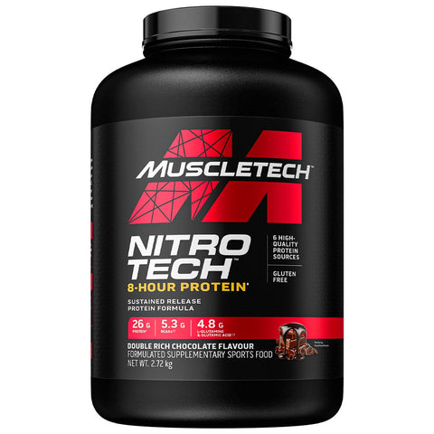 MuscleTech NitroTech 8 Hour Protein 2.72kg - SuperSaverAU - view 1