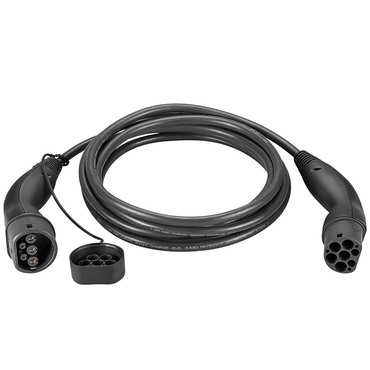 LAPP EV Charge Cable Type 2 (7.4kW-1P-32A) 7M Black - SuperSaverAU - view 2