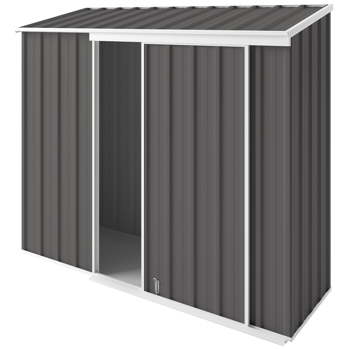 EasyShed Narrow Slider 2.25 x 0.78M Slate Grey - SuperSaverAU - view 1
